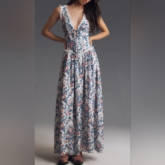 For Love And Lemons Dresses & Skirts - For Love & Lemons Floral Audrey Maxi Dress